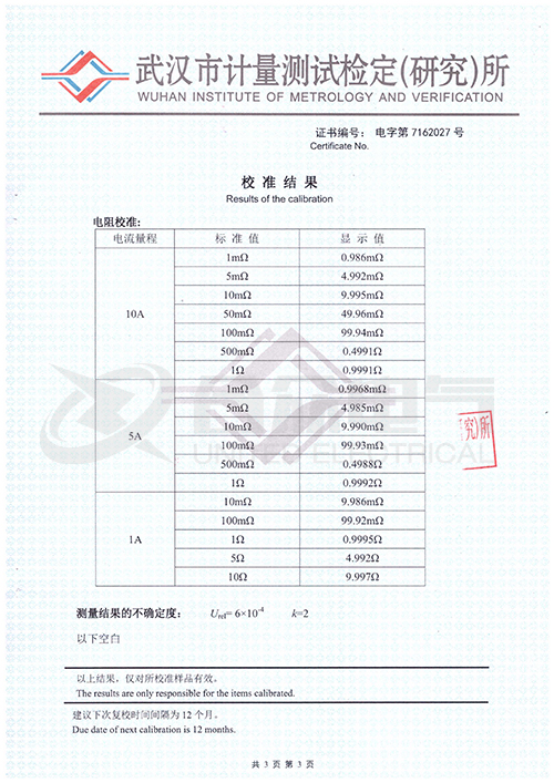 直流電阻快速測(cè)試儀，直流電阻測(cè)試儀 證書